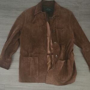 Ralph Lauren Men's Tan Suede Jacket